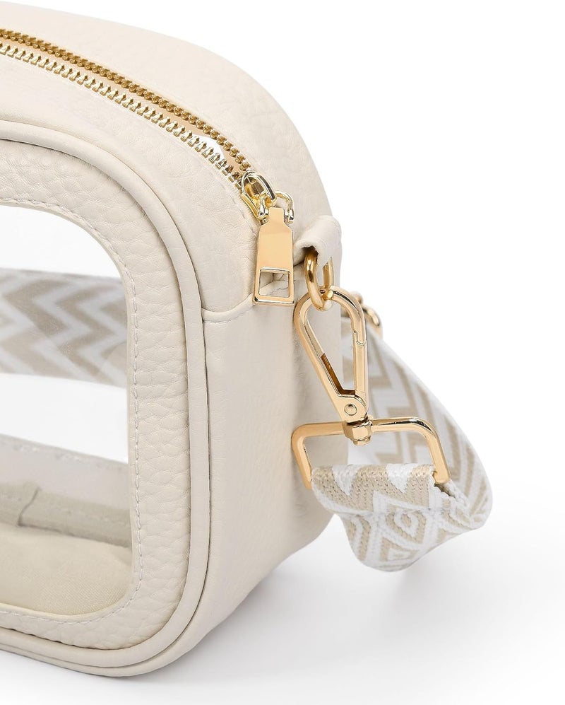 Bulado Clear Bag for Stadium Events, Clear Purses for Women with Adjustable Strap, Crossbody Bag for Sports Fans - Image 4